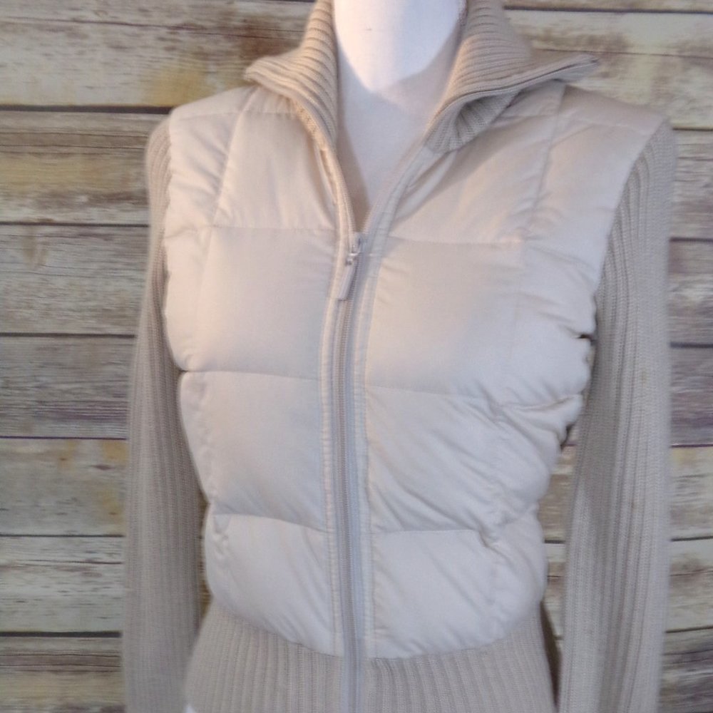 EUC BCBG Puffer Jacket Sweater